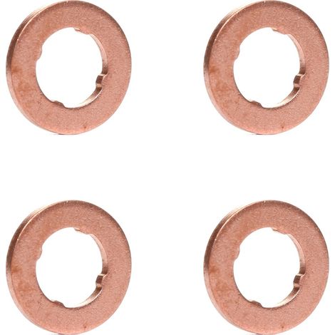 Lot de 4 joint d'injecteur en cuivre pour Audi Skoda Seat VW 1.6
