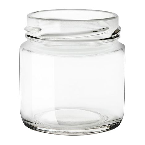 BARATTOLO IN VETRO  106 CC BOCCA D 53 MM- 35,0 pz