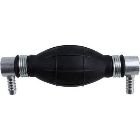 Pompe Poire d'Amorçage pour Système Alimentation Carburant Gasoil Essence Diesel 8mm Coude 90° Universel (1/3)