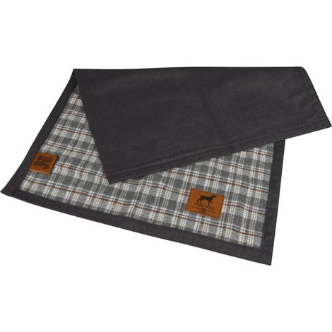 Plaid rectangle et pliable pour animaux "Héritage" - Gris/Marron - L 70 x l 50 cm - Livraison gratuite (1/5)