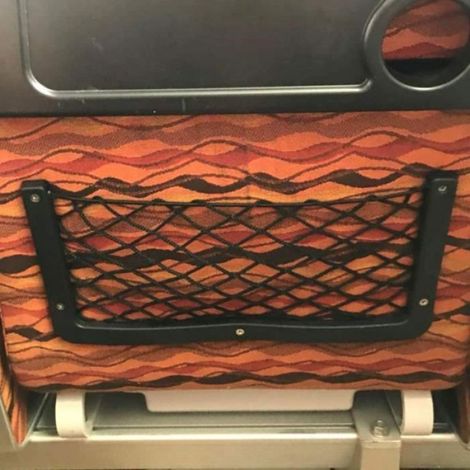 Filet de rangement pour voiture - - Lot de 2 - 36 x 18 cm - Haute élasticité - Noir (1/4)