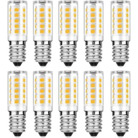 Lot de 10 Ampoule LED E14 - Blanc Chaud 3000K - 5W Equivaut à Ampoule Incandescente 50W - 500LM Non-Dimmable (1/4)