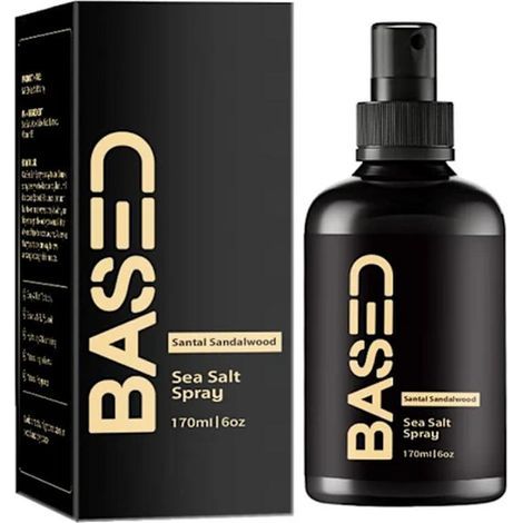 1-pack Havssaltsspray, Naturligt Lätt Stadga, Låg Glans, 170ml, Svart 2025