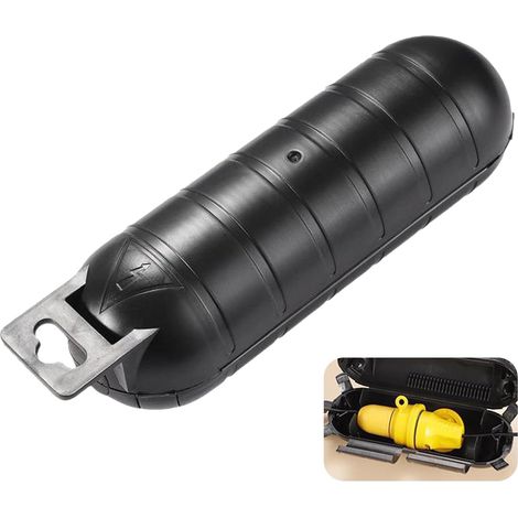 Boite Etanche Electrique Exterieur pour Chaîne LED et Connexions Câblées, Protection Prise Exterieur, Boîte de Protection pour Rallonges, Outils Électriques et Tondeuses (1/5)