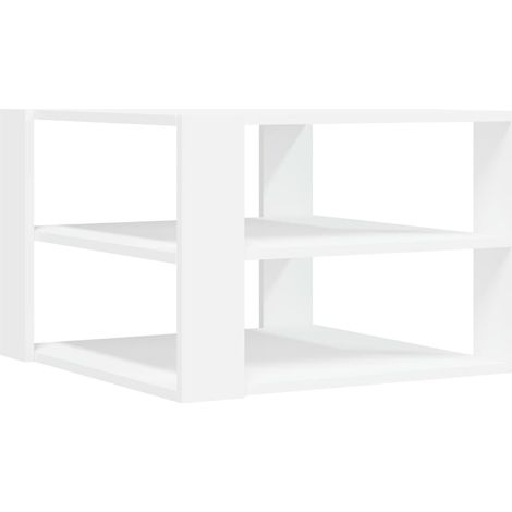 vidaXL Coffee Table White 58x58x40 cm Engineered Wood (1/5)