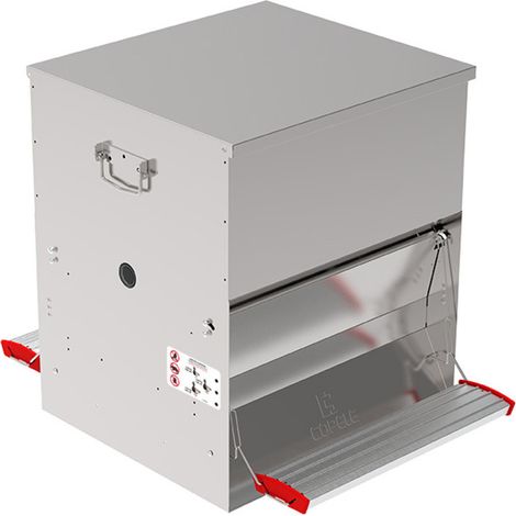 Mangiatoia a tramoggia SAFE-FEED per anatre, 50 kg, 83,5 l  Mangiatoia per pollame  Fino a 40 anatre