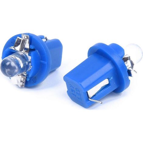 10 ampoules LED T5 bleues pour tableau de bord de voiture, 12 V CC (1/4)