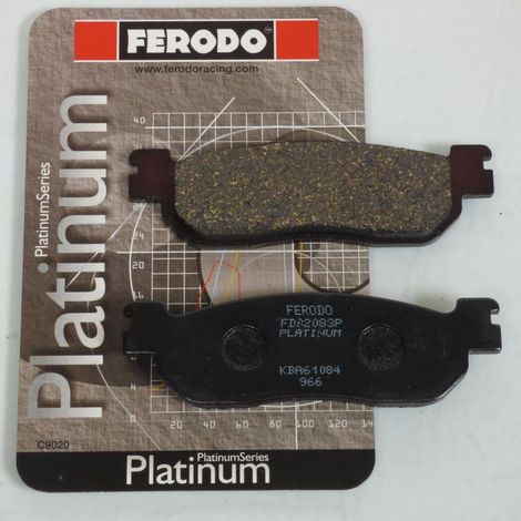 Plaquette de frein Ferodo pour Scooter Yamaha 250 Majesty 2000 à (1/2)