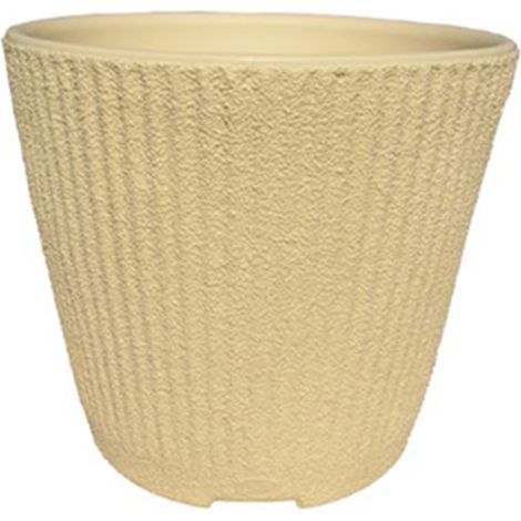 Pot de fleurs rond epicéa h44 cm (1/2)