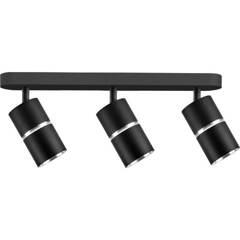 Plafonnier/applique 3xGU10 orientable noir BAMBOO Polux (1/5)