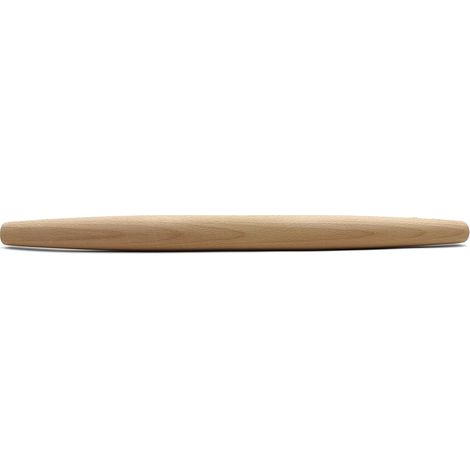Rouleau à pâtisserie français en bois pour pizza, pâtes, pâtisserie et pain - outil de cuisine (1/5)