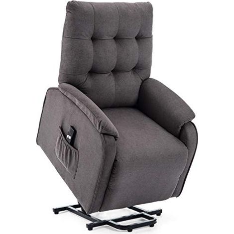 CHARLBURY RISE FABRIC RECLINER SMOKEY CHARCOAL GREY (1/5)