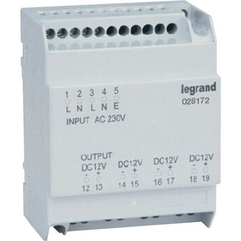 Alimentation auxiliaire externe DMX1600 pour unité de protection électronique avec entrée 230V (028172)