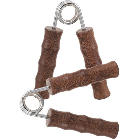 Paar robuste Fingertrainer aus Holz, multifunktional für Handmuskeltraining und Massage, für das Heimtraining, Farbe zufällig (1/5)