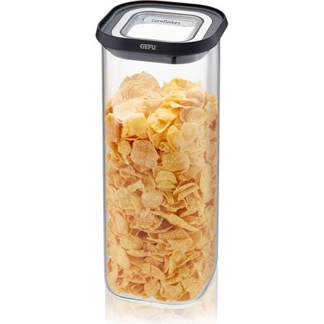 Contenitore rettangolare di vetro 1,4 l gefu dispensa g-12803 (1/2)