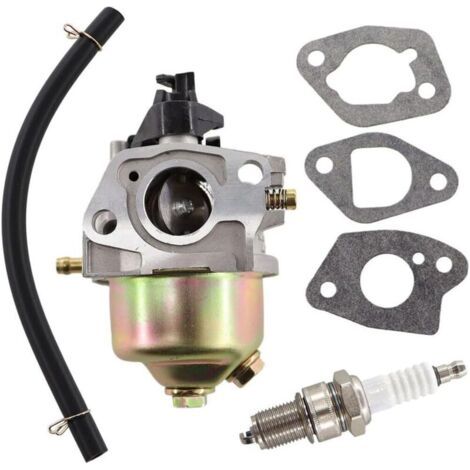 Carburateur avec joint et tuyau d'essence pour MTD Thorx 35 45 55 Güde Budget Fleurelle Einhell Variolux 1P61 1P65 1P70 (1/4)