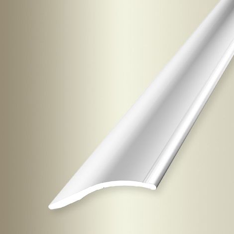 PROVISTON Anpassungsprofil Breite: 40 mm Höhe: 0 - 18 mm Länge: 1000 mm Aluminium Poliert Rampe Selbstklebend (1/5)