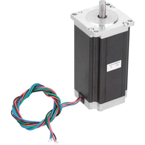 57-mm-Schrittmotor, 3 Nm hohes Drehmoment, 8-mm-Welle für CNC-Fräsmaschinen, 24 V 4,2 A, Doppelwelle 57HS11242B4D8 (1/5)