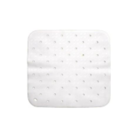 Tapis de douche antidA rapant en pvc blanc 55 x 55 cm Accessoires de salle de bain
