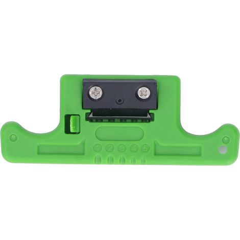 Dénudeur de Fiber optique à 5 fils, câble ruban Longitudinal, outil d'épissage de 1.9 à 3.0mm, vert (1/5)