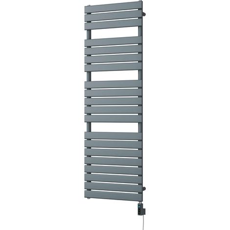 Typhoon - Anthracite Electric Towel Rail H1564mm x W500mm 900w Thermostatic WIFI (1/3)