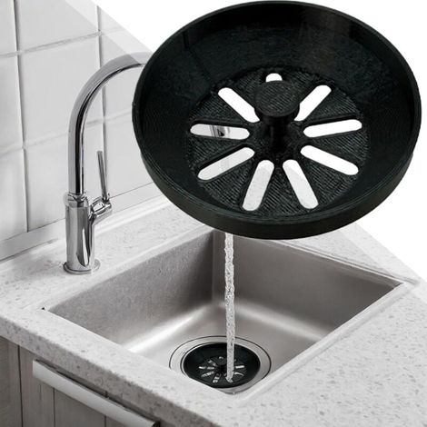 Sink Drain Strainer,Couvercle de Bonde d'Évier Anticolmatant, Accessoire de Cuisine, Piège à Cheveux Renforcé pour Baignoire Buanderie Salle de Bain et Vasque