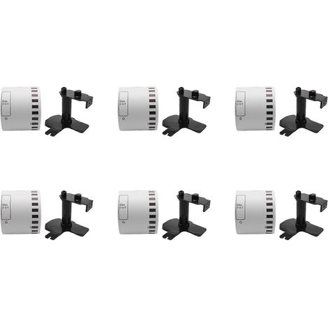 rouleaux compatibles avec l'étiqueteuse Brother DK22205, ruban d'étiquettes en papier blanc continu de 62 mm x 30,48 m avec cartouche rechargeable (1/5)