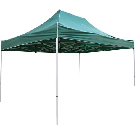 Gazebo pieghevole in acciaio e poliestere verde 3x4,5 mt Hope2 (1/3)
