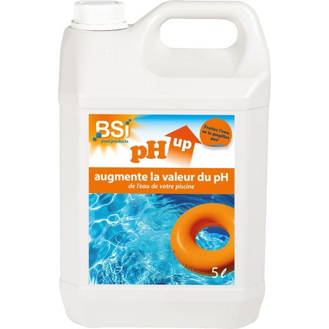 pH Up Liquide pour Augmenter pH de Piscine ou Spa 5 L Bleu Translucide (1/5)