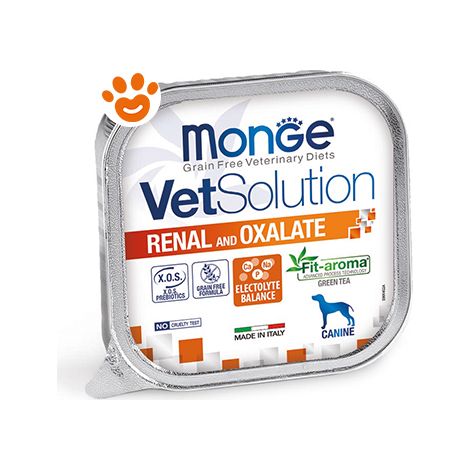 Monge Dog Vetsolution Renal e Oxalate - Monge Dog Vetsolution Renal e Oxalate - Vaschetta Da 150 Gr (1/3)