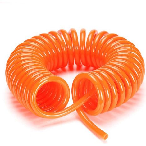 Tuyau pneumatique enrouleur 15m 8x5mm pour compresseur d'air, raccord rapide étanche, flexibilité optimale