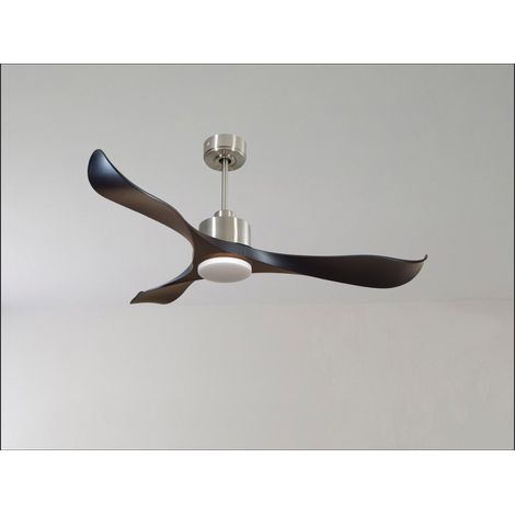 Modulo de KlassFan - Super destratificateur et ventilateur DC 132 cm Chrome bois blanc Lumière dimmable 25 à 40 m² (1/5)