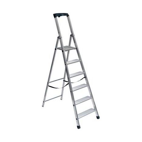 Outifrance – Échelle professionnelle 9 marches – Hauteur de travail 2,70m – Aluminium léger – Antidérapant pour sécurité accrue