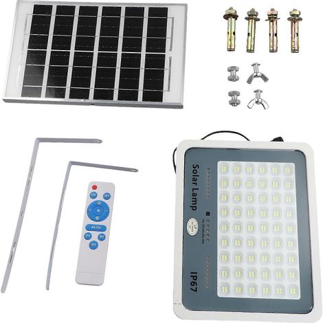 Projecteur solaire à 216 LED pour éclairage extérieur de cour, étanche, ultra-lumineux et haute puissance. (1/5)