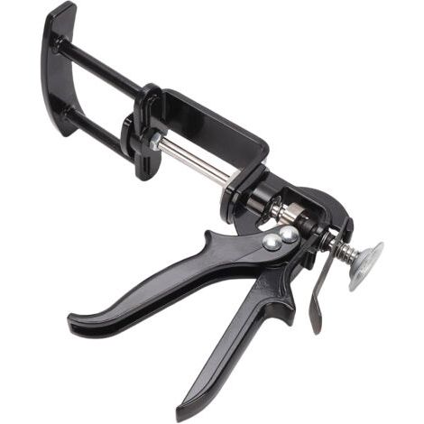 Outil à double piston pour étrier de frein 25750, écarteur de plaquettes de frein, séparateur de plaquettes de frein à disque, compatible avec la plupart des voitures et camionnettes, noir (1/5)