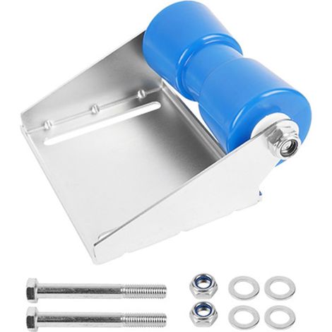 Support de rouleau de 20,3 cm pour montage sur fond de remorque de bateau gonflable, installation facile, support de remorque (1/4)