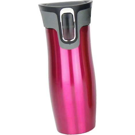 Tasse isotherme de voyage en acier inoxydable, facile à nettoyer, 414 ml (14 oz), isolation sous vide, acier inoxydable (1/5)