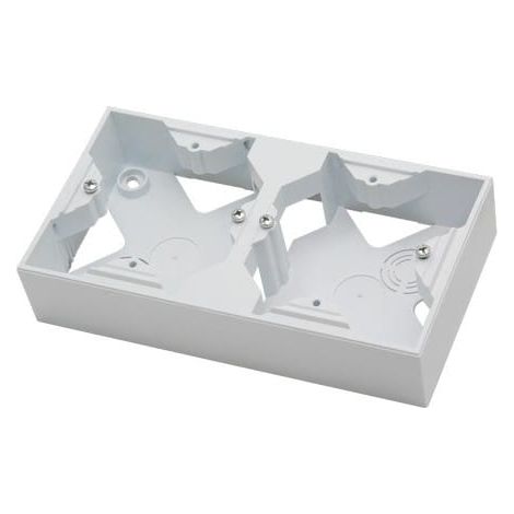 Caja de instalación doble Impresja White NT