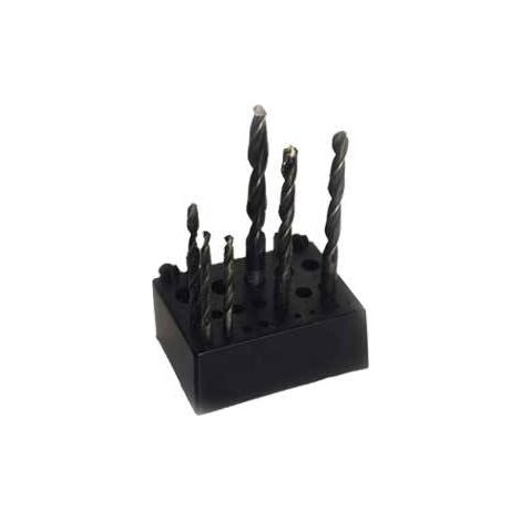 BARBERO GANCI GANCIO IN PLASTICA PER PANNELLI PORTA ATTREZZI UTENSILI 10 pz - PORTA PUNTE PER TRAPANO (1/2)