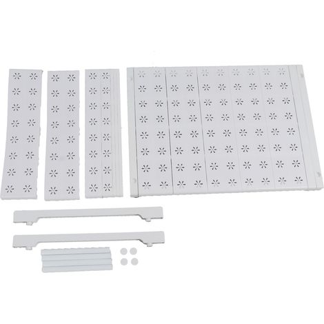Étagère de rangement extensible pour placard, facile à installer, haute capacité de charge, gain de place, pour cuisine, salle de bain, garde-manger, longueur 67-88 cm (1/5)