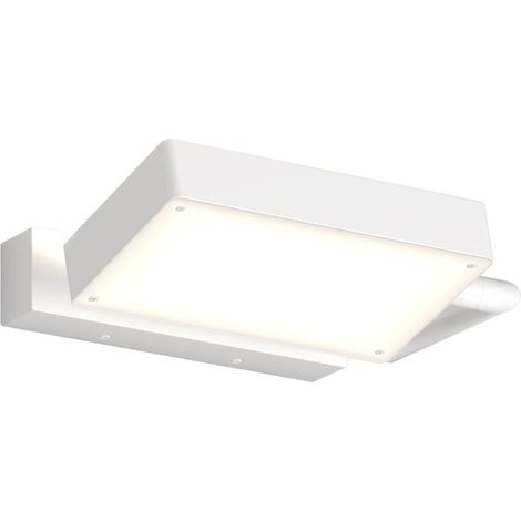 Applique orientabile top light kubi 1212 2 bi led switch 2160lm illuminazione biemissione modulo integrato