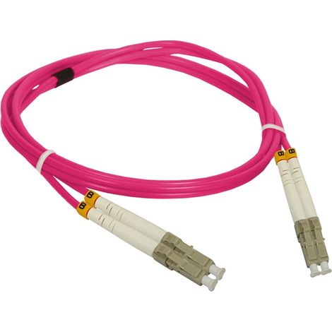 Cordon de brassage ALANTEC MM OM4 LC-LC duplex 50/125 2,0 m (FOC-LCLC-5MMD-2-4)