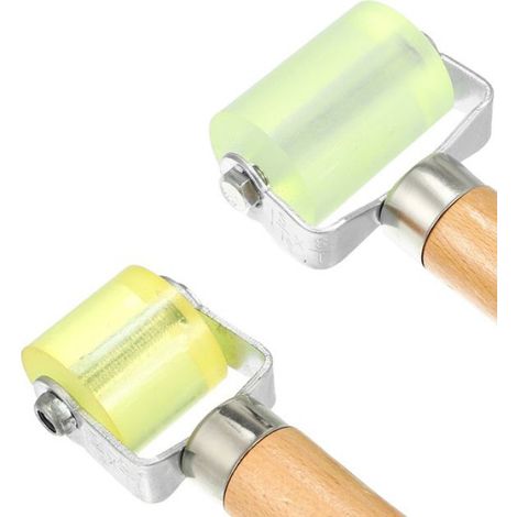 Rouleau pour papier peint 1 Ensemble Couture Rouleau 5cm 3cm Papier Peinture Voiture Audio Son Amortissement Outil Bois (1/5)