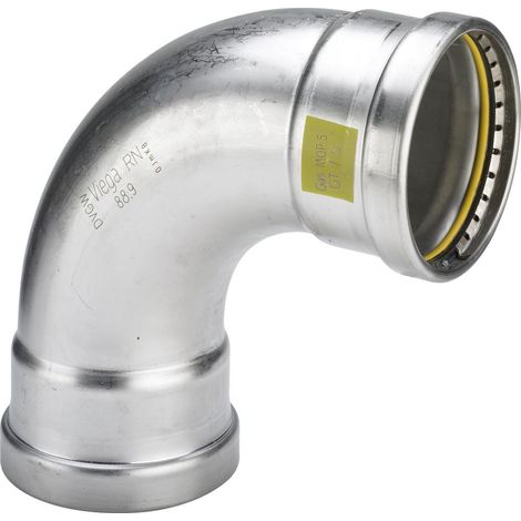 Viega Sanpress Inox G XL-Codo 90 grados, d 76,1mm acero inoxidable Modelo 0216XL, 577483