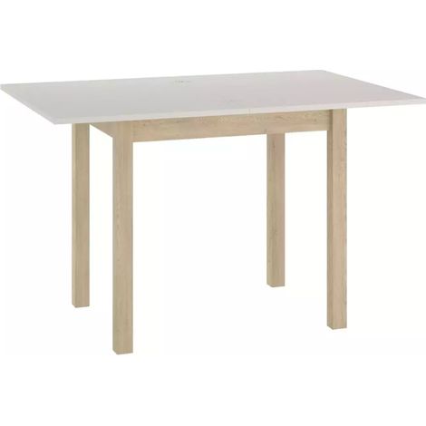 Table repas extensible pliable cachemire bois clair 8 places ZAPHYRIZ5 (1/2)