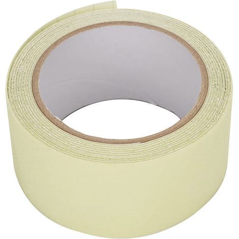 Ruban d'avertissement de sécurité antidérapant lumineux en PVC pour escaliers et sols 3 mètres (veilleuse complète 5 cm x 3 m) (1/5)