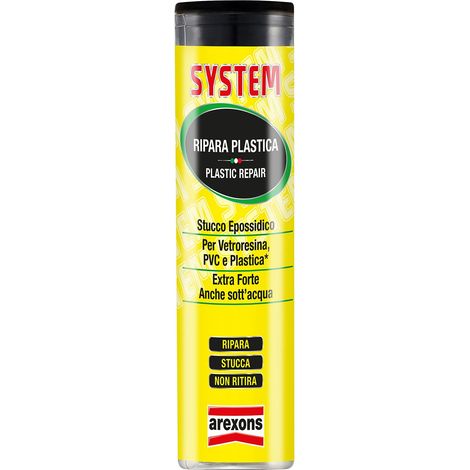 Arexons 4749 System Ripara Plastica 57 Gr Ripara Pvc Vetroresina Ceramica Vetro (1/4)