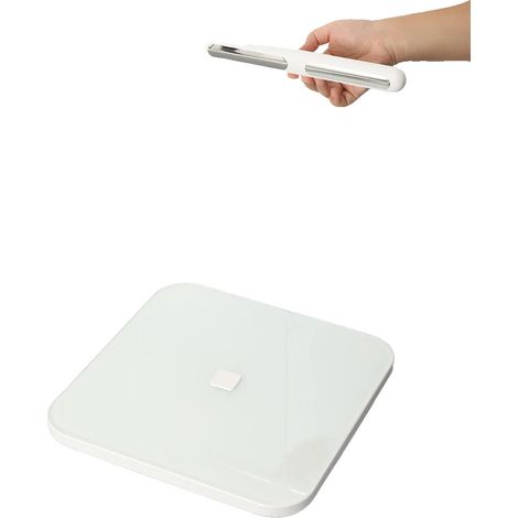 Balanza de grasa corporal, rango de peso de 0,1 a 150 kg, precisión de medición de 0,01 kg, sensor Bluetooth, dimensiones 31,8 x 34,5 x 3,2 cm, compatible con Android 5.0 y versiones posteriores. (1/5)