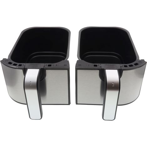 Ciotole contenitori per friggitrice ad aria Ariete Kenwood MasterPro 9L Double 4625 HFM73 BGMP-9175 (1/3)