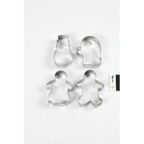 Lot de 4 emporte-pieces Noël - 1